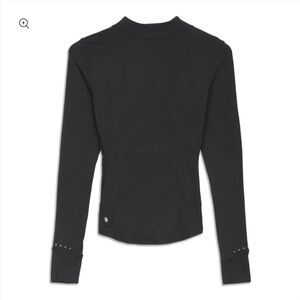 Lululemon Running Mockneck Long-Sleeve Shirt - Black Size 6